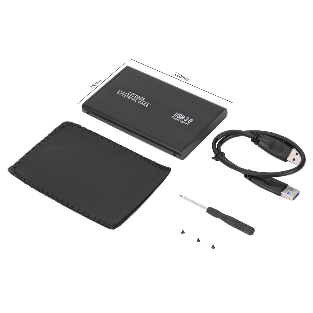 3,5 дюйма HDD чехол USB 2,0 на SATA SSD жесткий диск Корпус 2,5 дюйма USB 3,0 2,0 на SATA адаптер 480 Мбит/с твердотельный жесткий диск коробка - Цвет: 2.5 inch USB 3.0