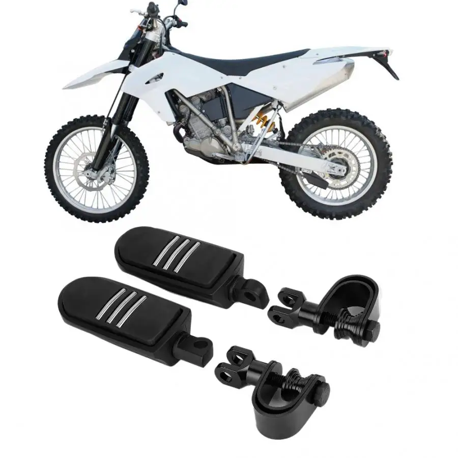 2 шт moto rcycle подножка алюминиевая универсальная педаль крепление Аксессуар подходит для Honda для Davidson pedane moto rcycle части