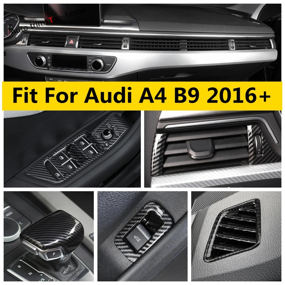 

Вентиляционная решетка кондиционера/кнопка для оконного подъемника/выключатель освещения/крышка управления задним багажником для Audi A4 B9 2016 - 2020