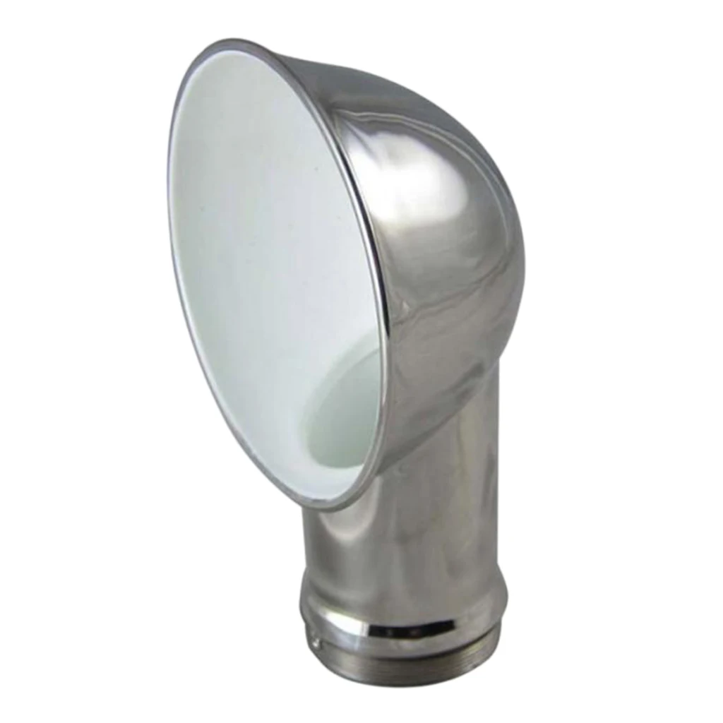 Stainless Steel Marine Round Low Profile Cowl Vent, 3 inch,Silver