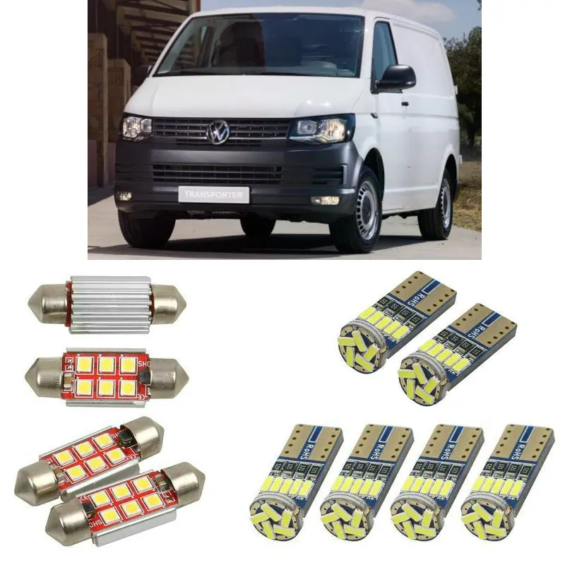 Внутренний светодиодный автомобильный светильник s для Volkswagen transporter T6 caravelle mk6 bus sgb sgg sgj автомобильные аксессуары номерной знак светильник 10 шт