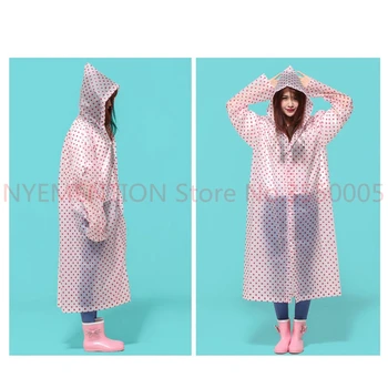 

Yesello Durable Raincoat Portable Rain Cape Poncho With Hat Hood for Women Outdoor Travel 50pcs