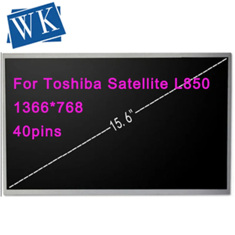 15.6/" LP156WH4-TLN1 40 PIN HD 1366x768 LED schermo LCD per Toshiba Satellite C850