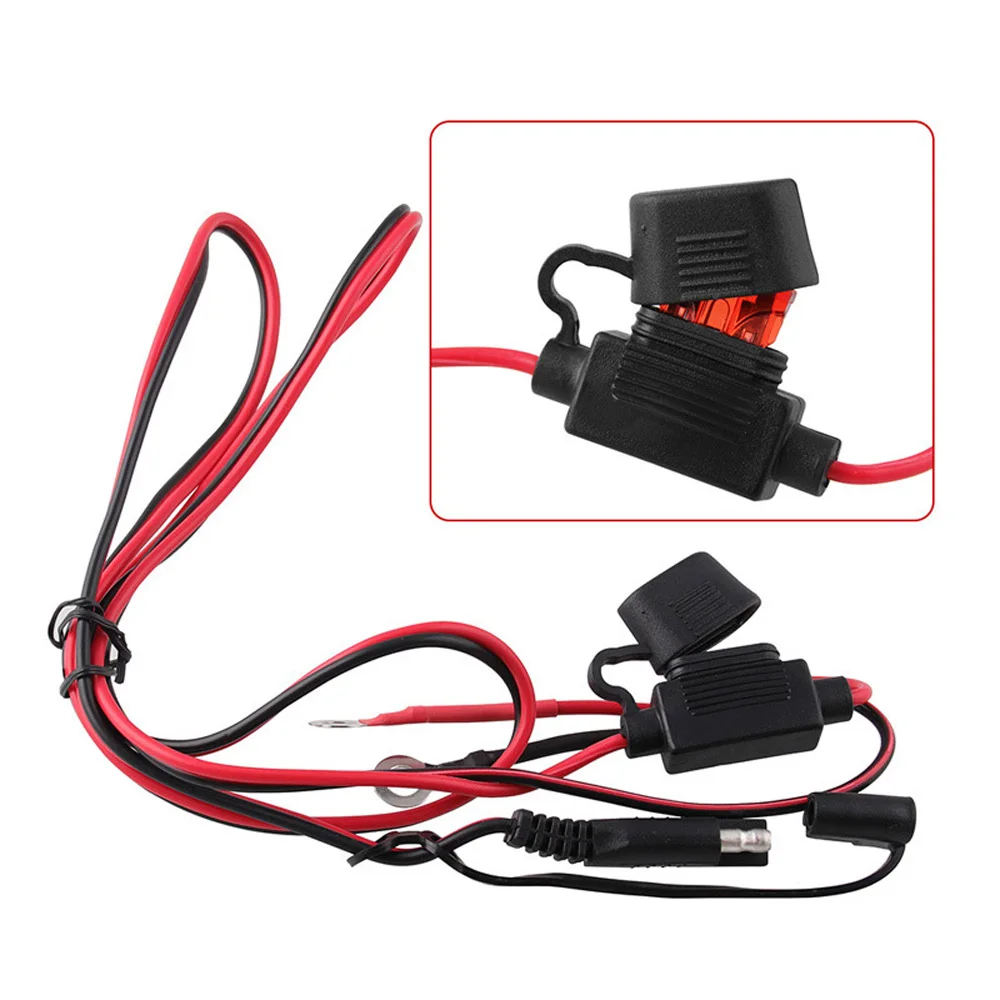 Мотоцикл USB зарядное устройство водонепроницаемый SAE к USB кабель адаптер телефон gps кольцо для планшетов-терминал удлинитель