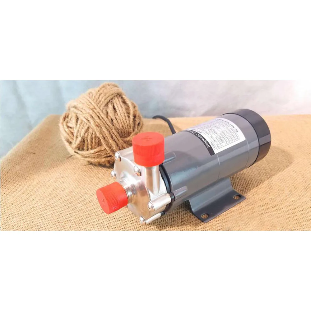 

Brewing Magnetic Drive Pump Stainless Steel High Temperature Resistant Homebrew Beer Circulation Brushless Pump