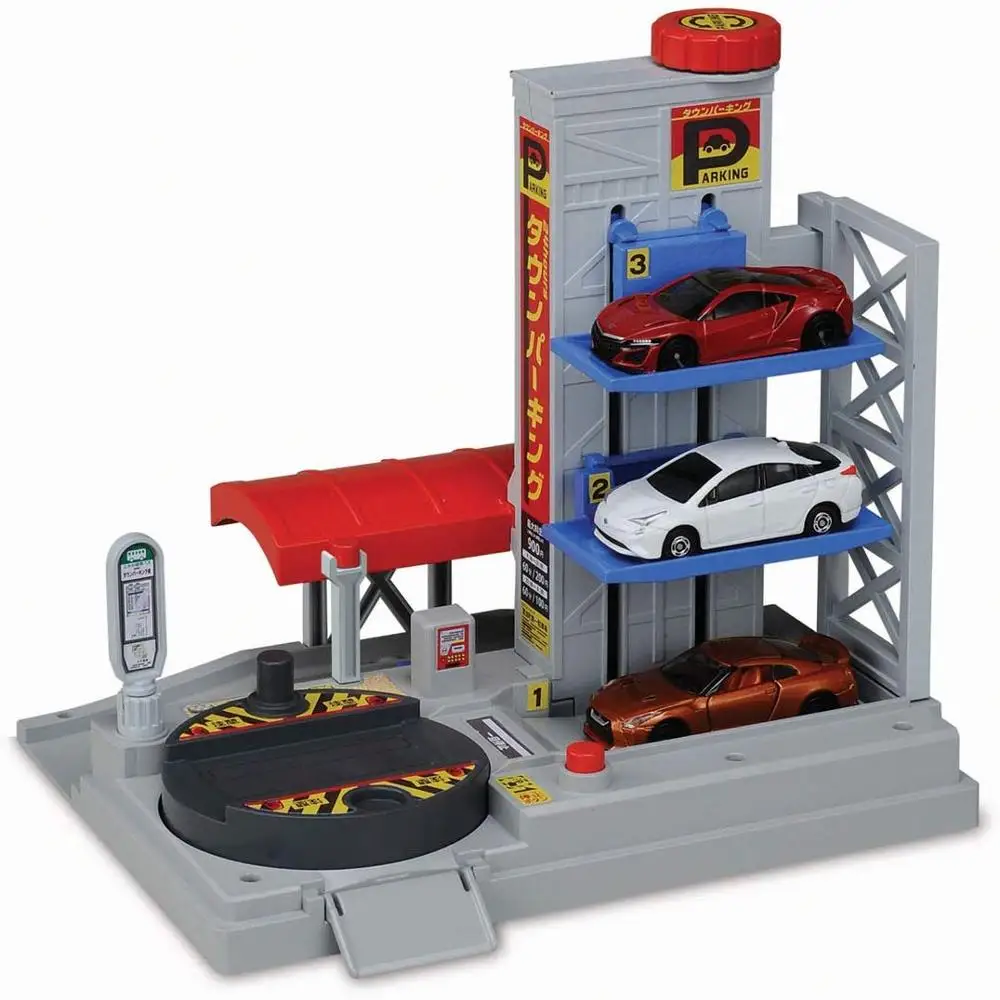 Такара Tomy Tomica World Multistory 3-Deck Автостоянка(без автомобилей в комплекте) Детские игрушки строительные блоки миниатюрные Детские безделушки