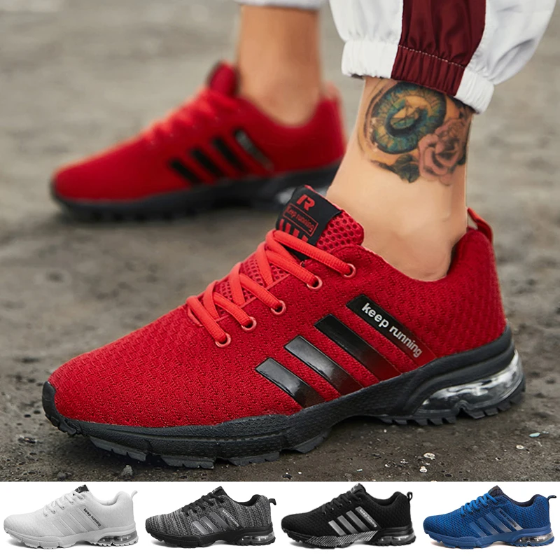 Mens Casual Sports Shoes Breathable Sneakers Air Cushion Running Shoes Size 39-46