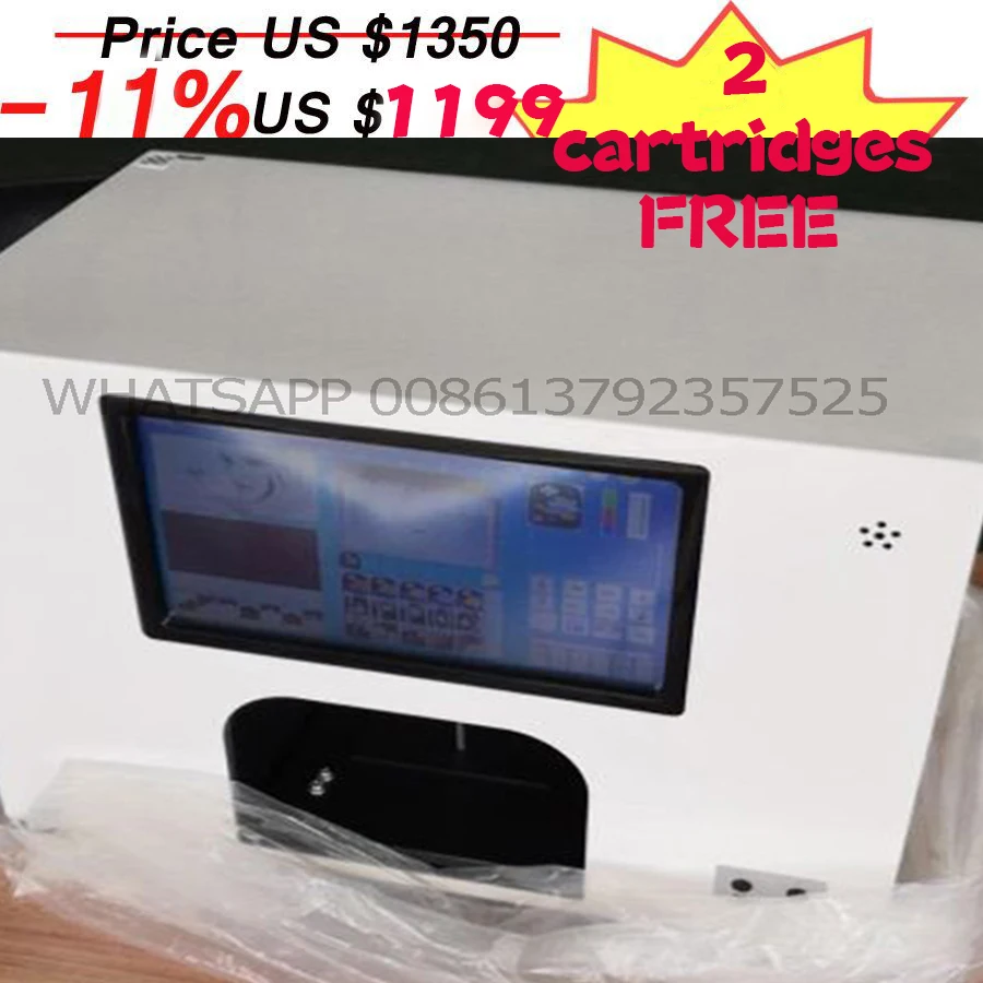  UPGRADED CE approved Computer build inside nail printer 5 nails printing machine digital nail print