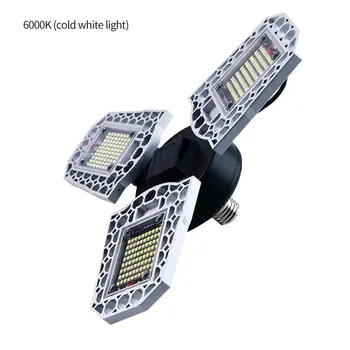 

60W LED Work Light 6000LM IP65 Waterproof Rotatable Three LED SMD Light Garage Lamp High Bay Warm Light For Outdoor Party BBQ