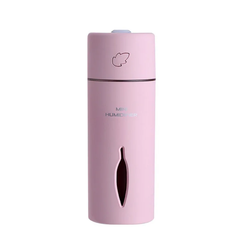 

150ML Mini Leaf Humidifier LED Night Light USB Ultrasonic Fogger Aroma Essential Oil Diffuser Home Office Car Mute Air Purifier