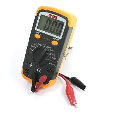 

DT-6013 LCD Display 200PF-20mF Capacity Tester Digital Capacitance Meter