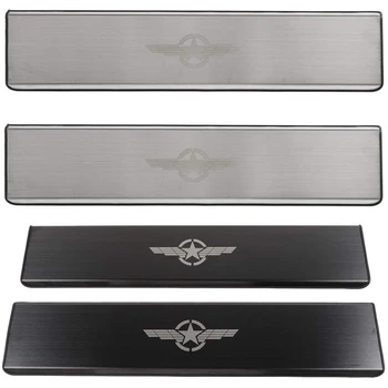 

Car Seat Back Anti-Kick Panel Trim Stickers Stainless Steel for Jeep Renegade 16-19 Compass 17-19 Car Accessories