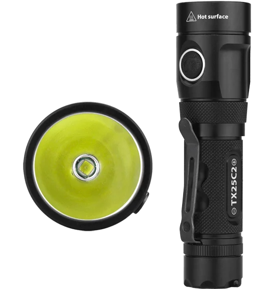 EAGTAC TX25C2 XML2 1350 люмен супер яркий светодиодный фонарик компактный EDC фонарь 18650 CR123A батарея Мульти режим боковой переключатель стробоскоп