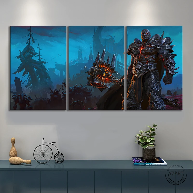 Wow Shadowlads Bolvar Fordragon Lich King игровые плакаты, постеры World of Warcraft игры Искусство холст картины стены Искусство домашний декор