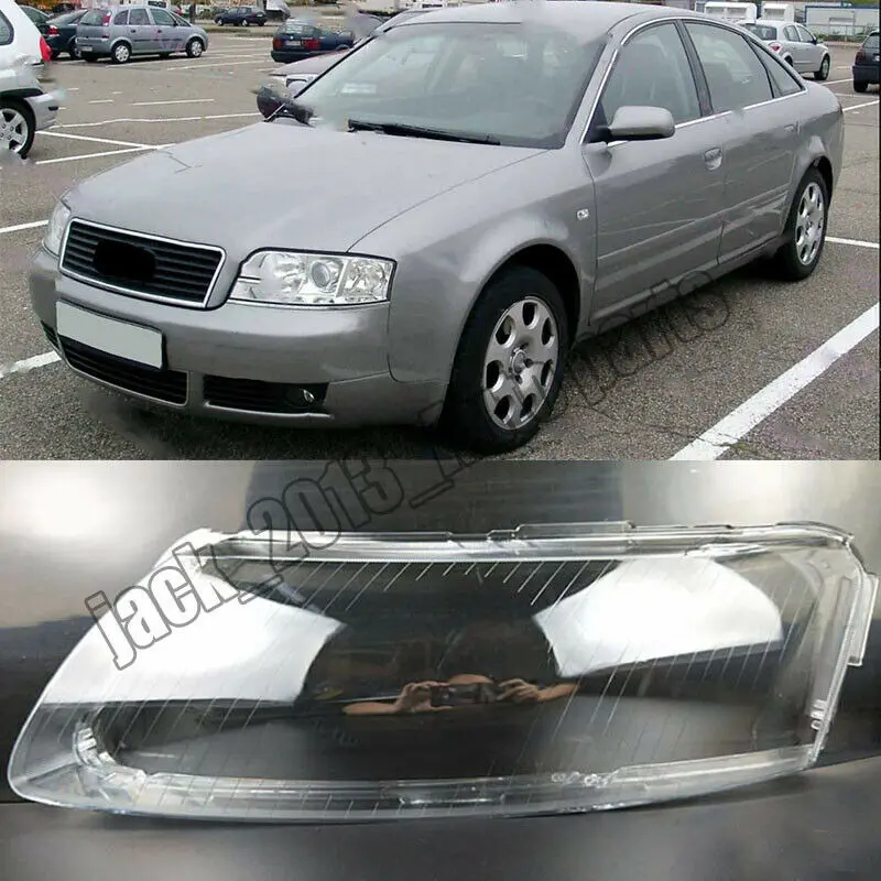 

for Audi A6 C5 1998 1999 2000 2001 2002 Left and Right Front Kit Cover Lens Headlights 2PCS
