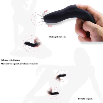 Finger Sleeve Vibrator Nipple Clitoral Stimulator Wireless Tongue Lick Vibrator G Spot Orgasm Massage Lesbian Sex Toys for Woman 5