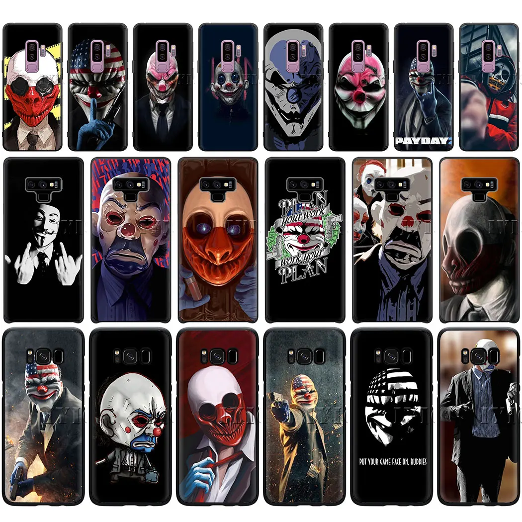 Payday 2 игры мягкий чехол для телефона samsung 10 плюс A10S A20S A30S A40S A50S J4 J8 2018 J6