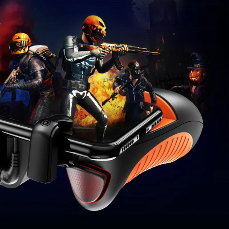 M16 для контроллера Pubg мобильный игровой шутер пубг кнопка запуска огня для Iphone Android телефон геймпад джойстик с охлаждающим вентилятором