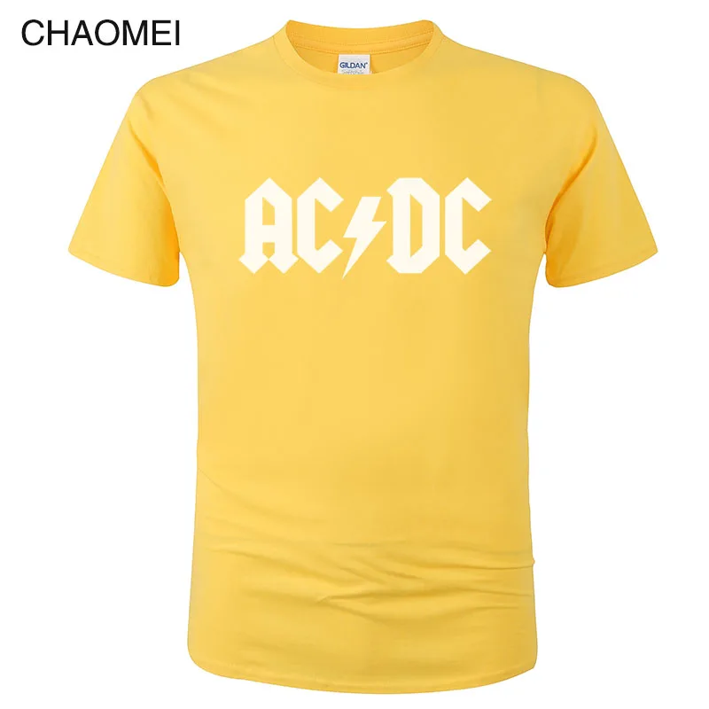 Camisetas AC DC хэви-метал, рок группа футболка мужские футболки AC/DC T Печать Повседневная футболка хип хоп короткий рукав хлопок топ C106