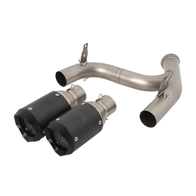 Slip On For KTM DUKE 790 890 KTM790 890 Motorcycle Exhaust System Escape Modified Titanium Alloy Mid Link Pipe Muffler DB Killer - Image 4