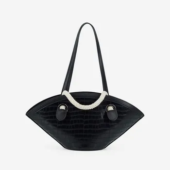 

Vintage Fashion Female Big Tote Bag 2020 New Quality Leather Women's Designer Handbag Crocodile pattern Shoulder Messenger Bag