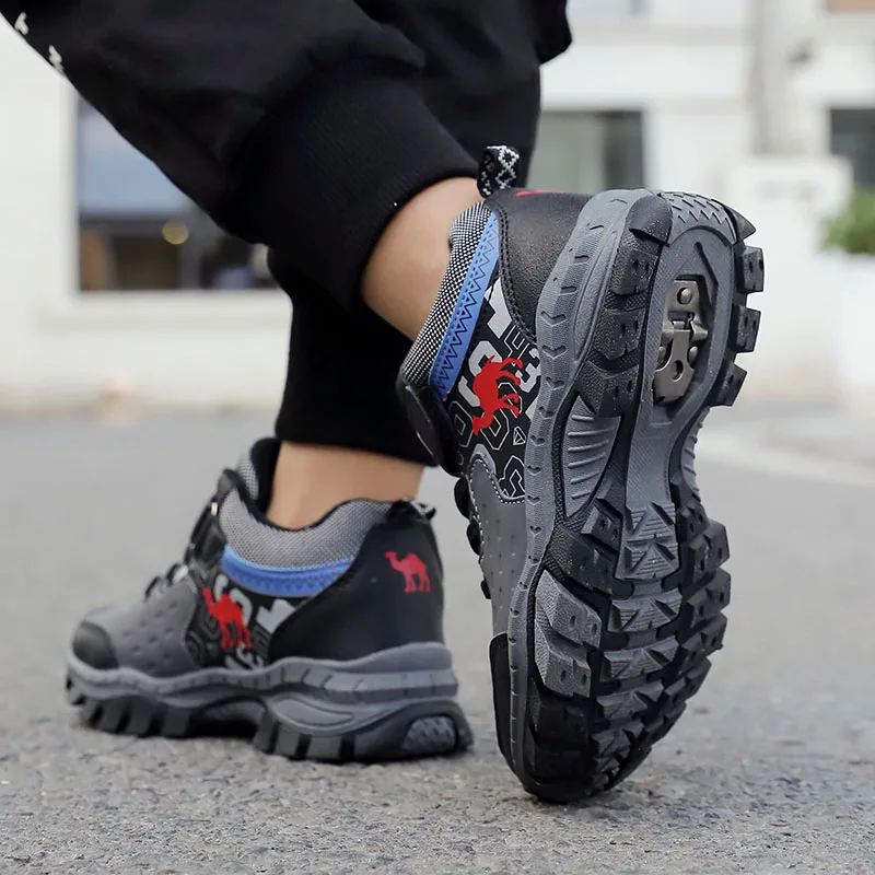 New Arrival Big Boys Climbing Shoes Winter Outdoor Boy Hiking Boots Size 31-39 Kids Brand Sneakers Anti-Slip Kids Trecking Shoes