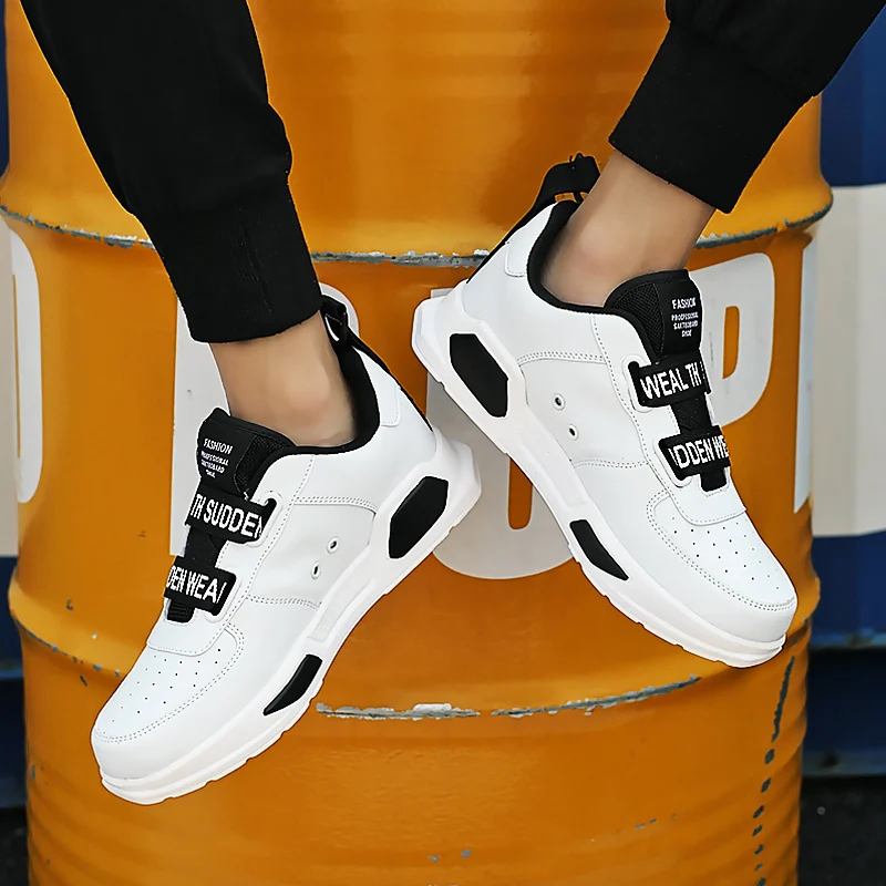 Kopen Heren Chunky Sneakers gesp Superstar Casual Schoenen Jongens Loopschoenen Man schoeisel Trainers gevulkaniseerd Groen Maat 11