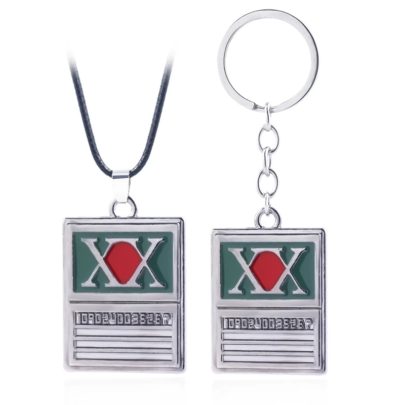 Anime Hunter x Keychain GON FREECSS License Pendant Key Chain for Women Men Car Keyring Jewelry Accessories | Украшения и