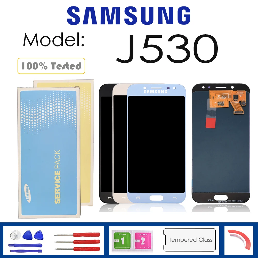 

Super Amoled LCD For Samsung Galaxy J530 LCD Display Touch Screen Digitizer Assembly lcd +gift