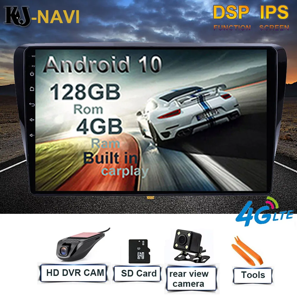 KJ-NAVI Android 10 стерео проигрыватель GPS навигации автомобиля радио для Nissan Venucia M50V