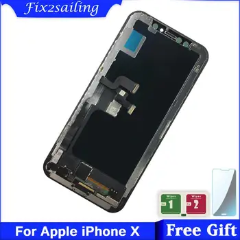 

LCD For iPhone X LCD display + Touch Screen Replacement Parts Free Shipping no dead pixel Display Screen