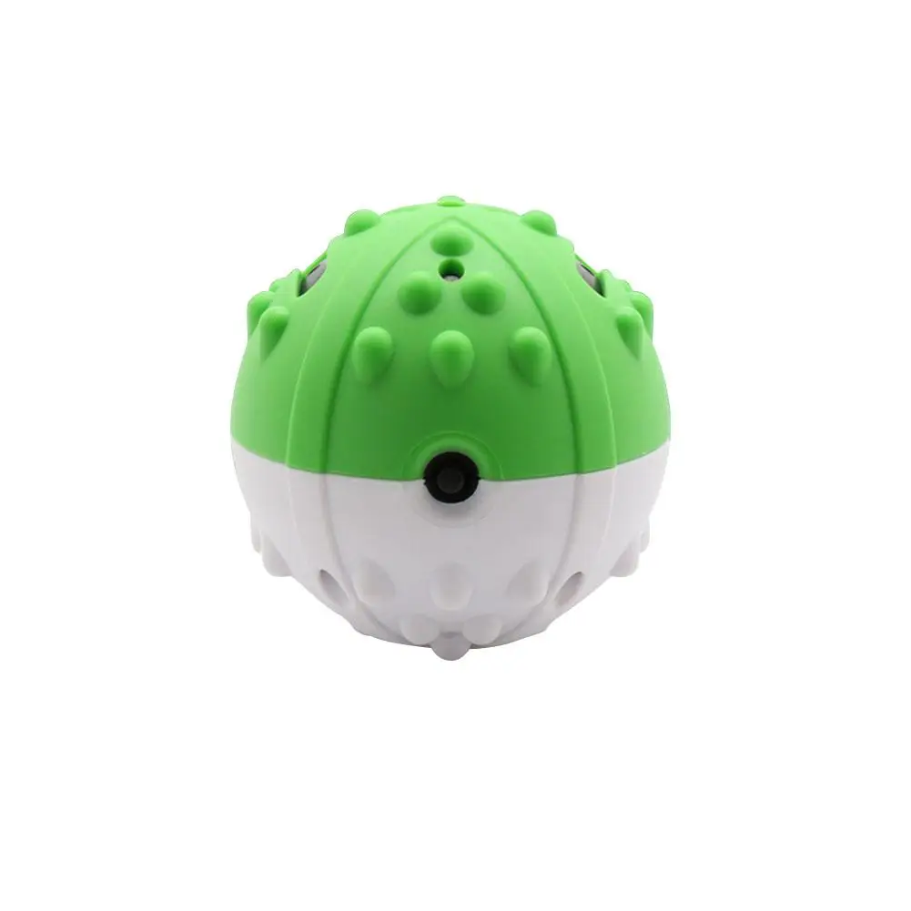 Green Интерактивная игрушка для питомцев USB Электрический Питомец Мяч Пластиковый Автоматический прокатки забавная игрушка поезд мяч подарок для собаки 9*9 см - Цвет: Green