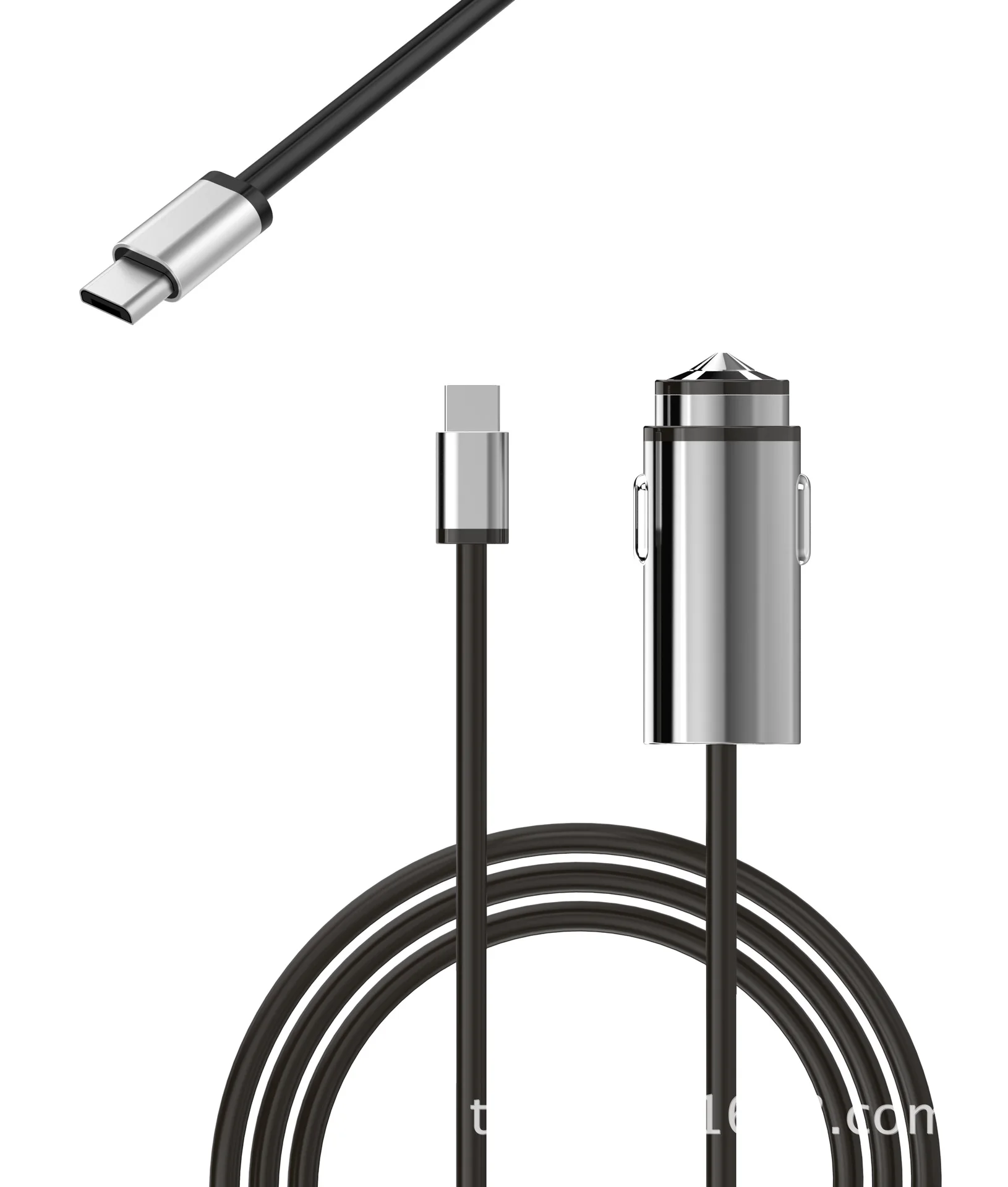 Amazon горячие модели, USB Автомобильное зарядное устройство. 3.4A с линией нержавеющей стали металлическое зарядное устройство для автомобиля, зарядное устройство мобильного телефона Быстрая зарядка