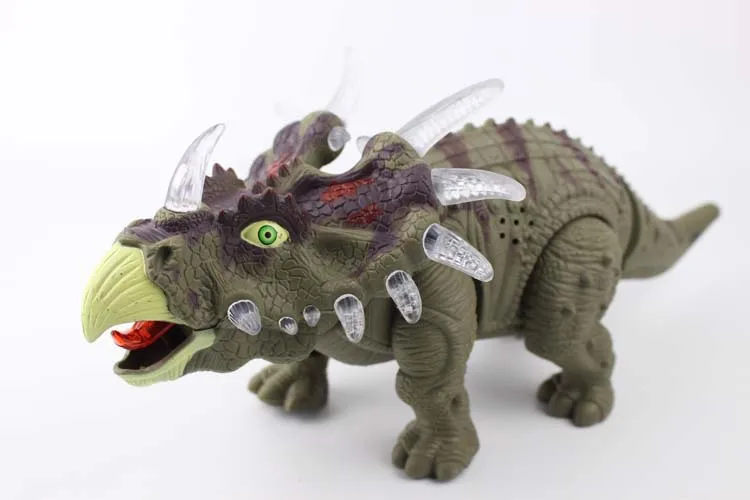 Model Electric Triangular Dinosaur Will liang hui Sound Making Dinosaur Toy Dinosaur Model CHILDREN'S Toy Gift