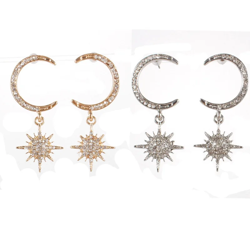 Женские сережки Brincos Aretes Act The Role Ofing Is Tasted Moon Sunflower длинные серьги с кисточками мода