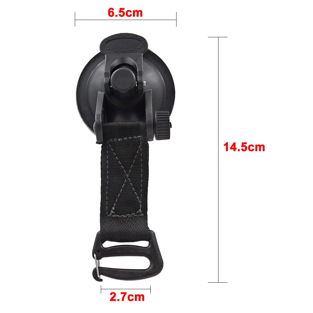 Strong Tent Suction Cup Anchor Securing Hook Heavy Duty Tie Down Car Outdoor Camping Awning Tarp Canopy Carabiner