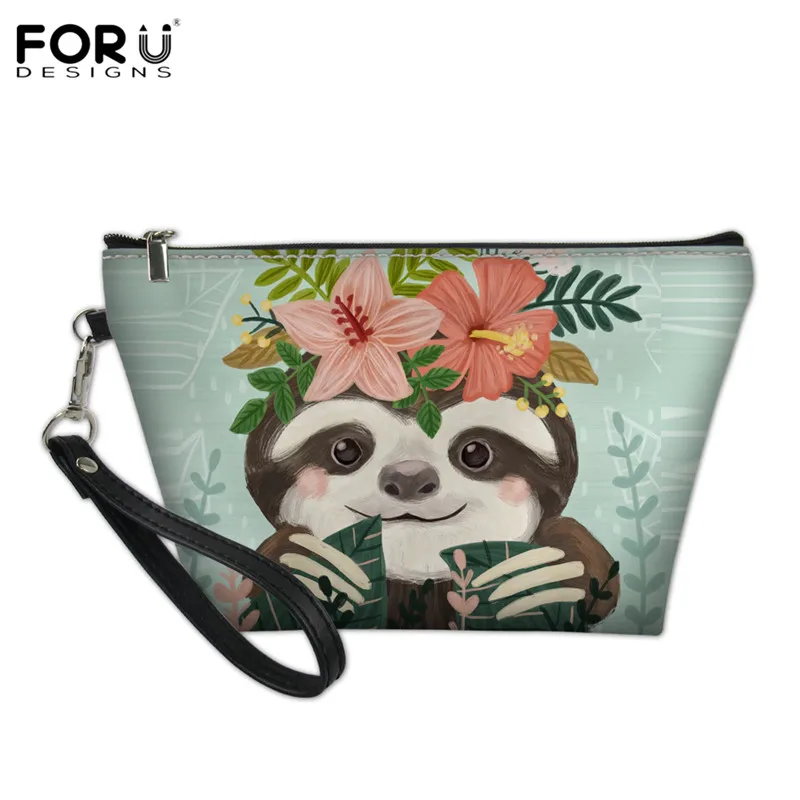 FORUDESIGNS 3D Ленивец женская косметичка для путешествий большая емкость косметический чехол Женская сумочка органайзер для хранения - Цвет: HXA20Z8