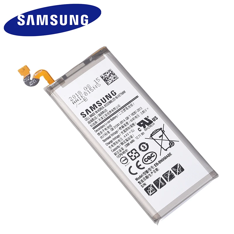 Original Replacement Phone Battery EB-BN950ABE 3300mAh For Samsung GALAXY Note 8 N950 N950F N950U N950N Phone Batteries