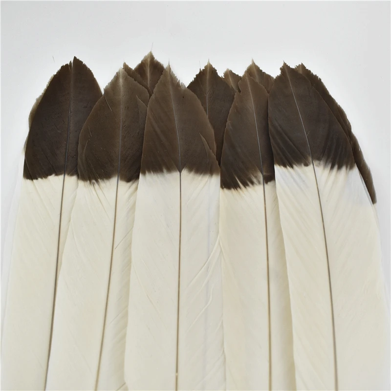 10Pcs/Lot Natural Eagle Feathers for Crafts 40-60cm/16-24 Big Black Feather  Decor Party Carnival accessories Plumes Decoration