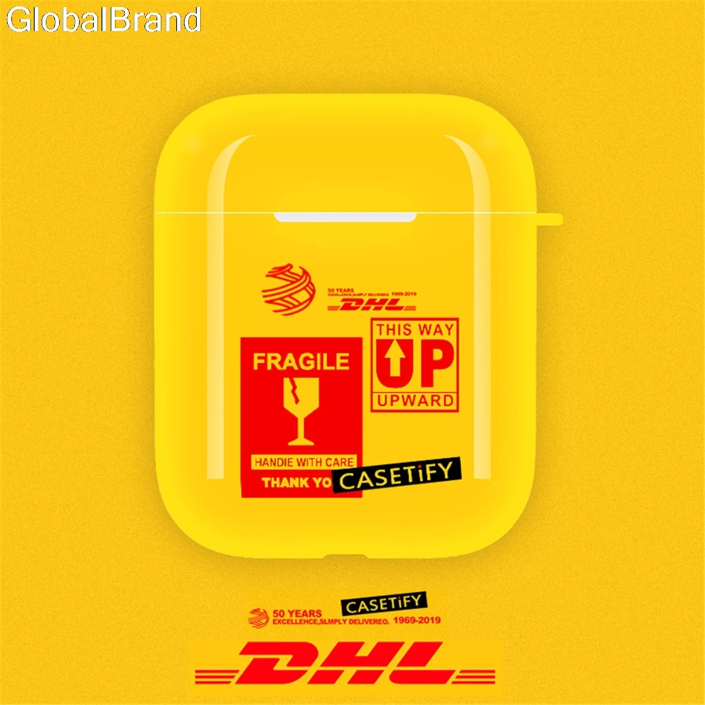 Для Airpods персональный чехол с узором Dhl для Airpods 1 2 Беспроводная bluetooth-гарнитура Мягкие силиконовые наушники для iPhone чехол