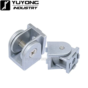 

20pcs/Lot 20mm Pivot Joint Connector Cast Aluminum Flexible Hinge Pivot Joint Connector For Aluminum Extrusion Profiles