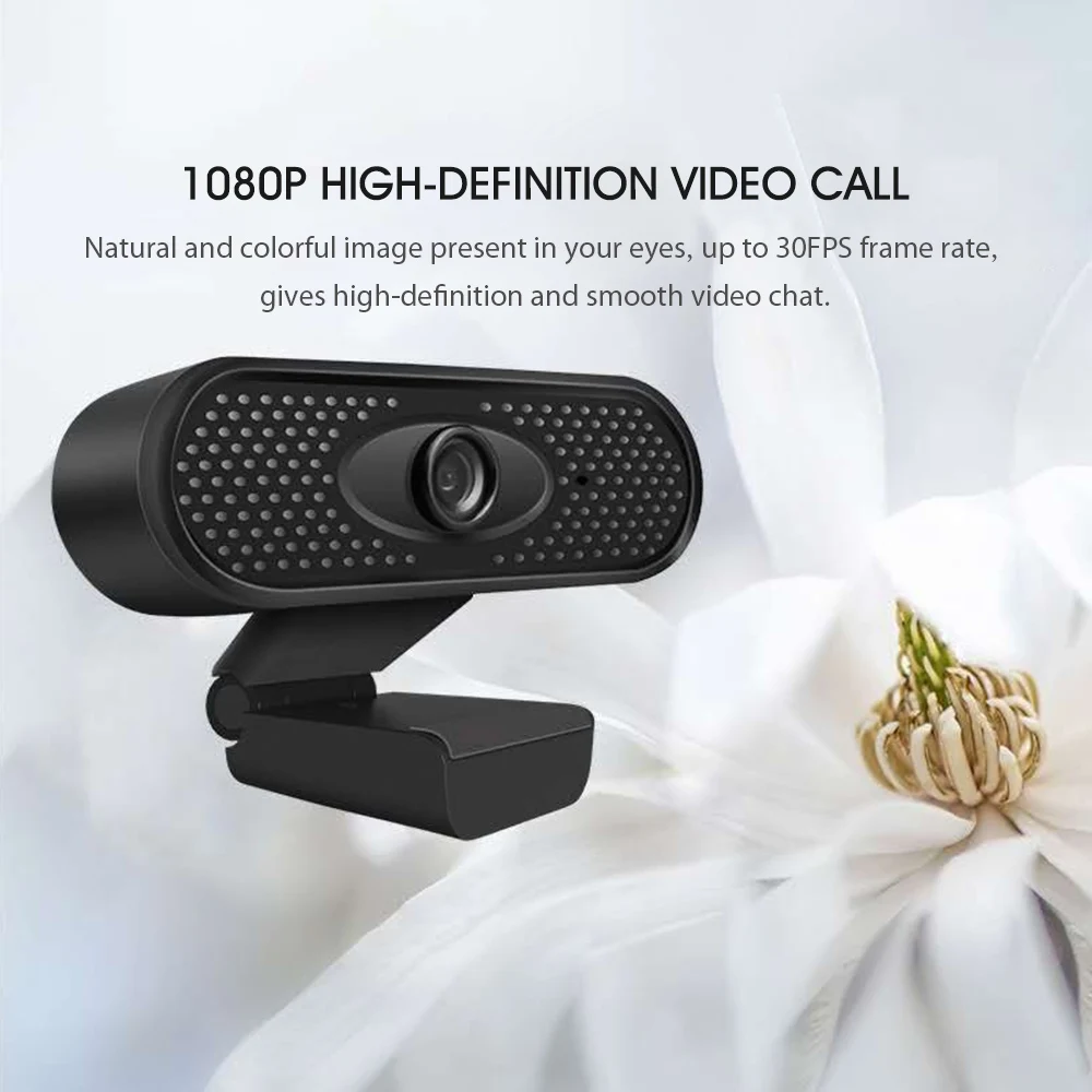 Веб камера HD 1080P веб для видеозвонков USB онлайн удаленное обучение видеочат