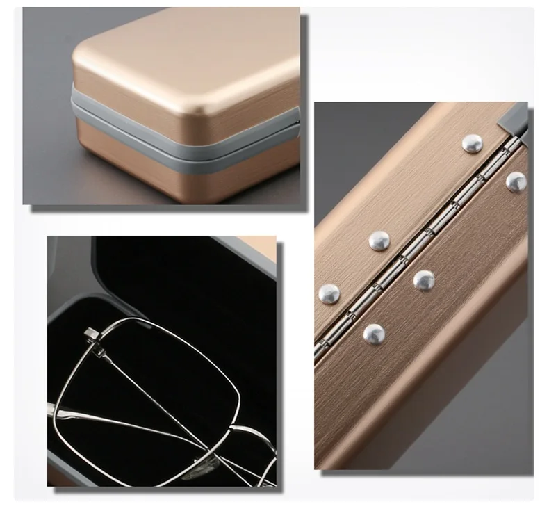 Cubojue Unisex Aluminum Eyeglass Case C010 - Image 4