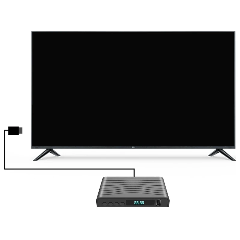 DVB T2 HD Декодер каналов кабельного телевидения ТВ коробка цифровой
