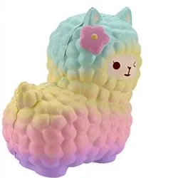 Juguetes para apretar Jumbo oveja Alpaca Squishy Linda galaxia Animal de elevación lenta Squishy Squish venta al por mayor exquisito regalo juguetes para niños