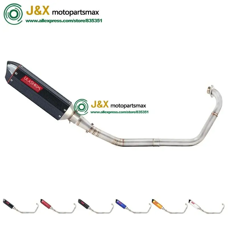 Полная выхлопная система мотоцикла Escape slip on для yamaha YZF R15 MT15 MT-15 2008- средняя труба глушителя DB-Killer