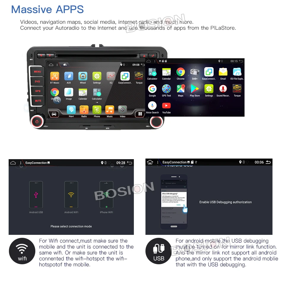 Best 2 din For Skoda/Seat/ For Volkswagen Passat/POLO/GOLF cassette player recorder android 9.0 GPS WIFI BT Steering wheel control 16