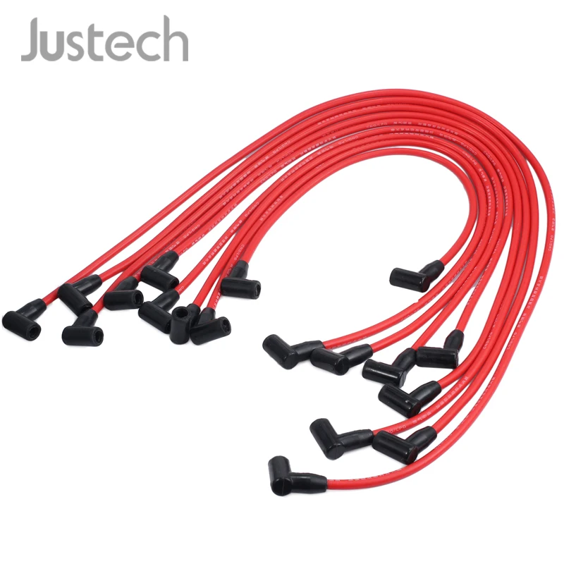 Набор проводов свечи зажигания jutech 9 шт. для двигателей SBC BBC Chevrolet HEI 350 383 454