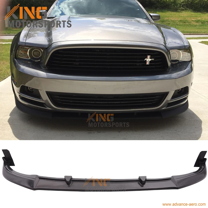 Подходит для 2013 2014 Mustang V6 V8 CV стиль ПУ передний бампер спойлер из полиуретана|bumper
