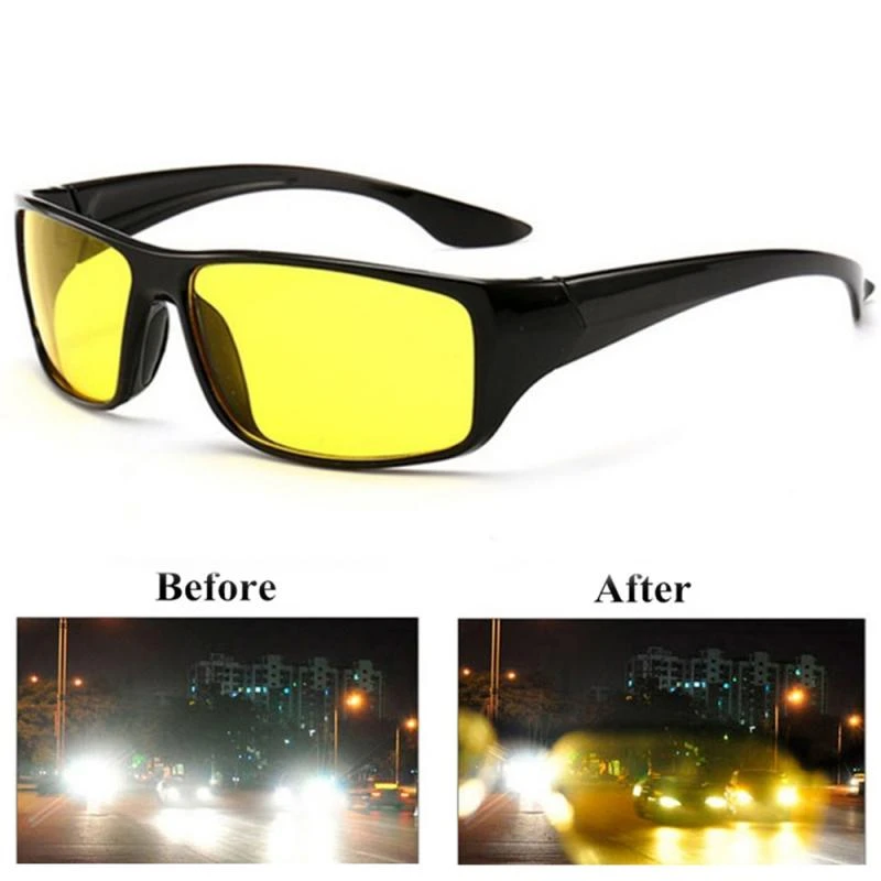 Antiglare Night Vision Driver Goggles Night Driving Enhanced Light